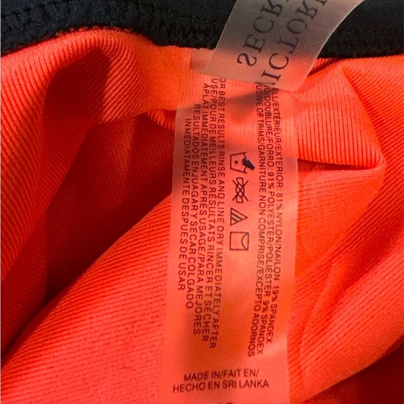 Victorias Secret Multicolored Striped Bikini Halter Top Womens Size Large - Picture 7 of 7